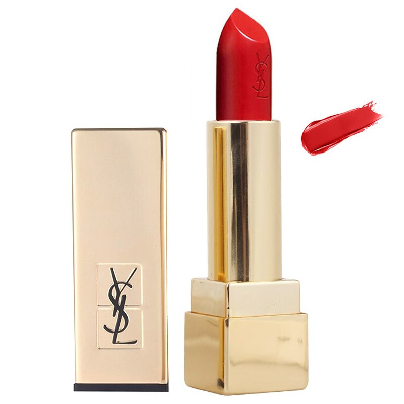 ysl圣罗兰经典方管口红方管01#正红色