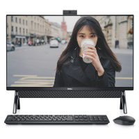 戴尔(DELL)灵越5400一体机IPS微边框大屏11代CPU办公商用家用网课前台电脑23.8英寸 11代酷睿i3-1115G4 核显 8G 512G固态 白色 定制