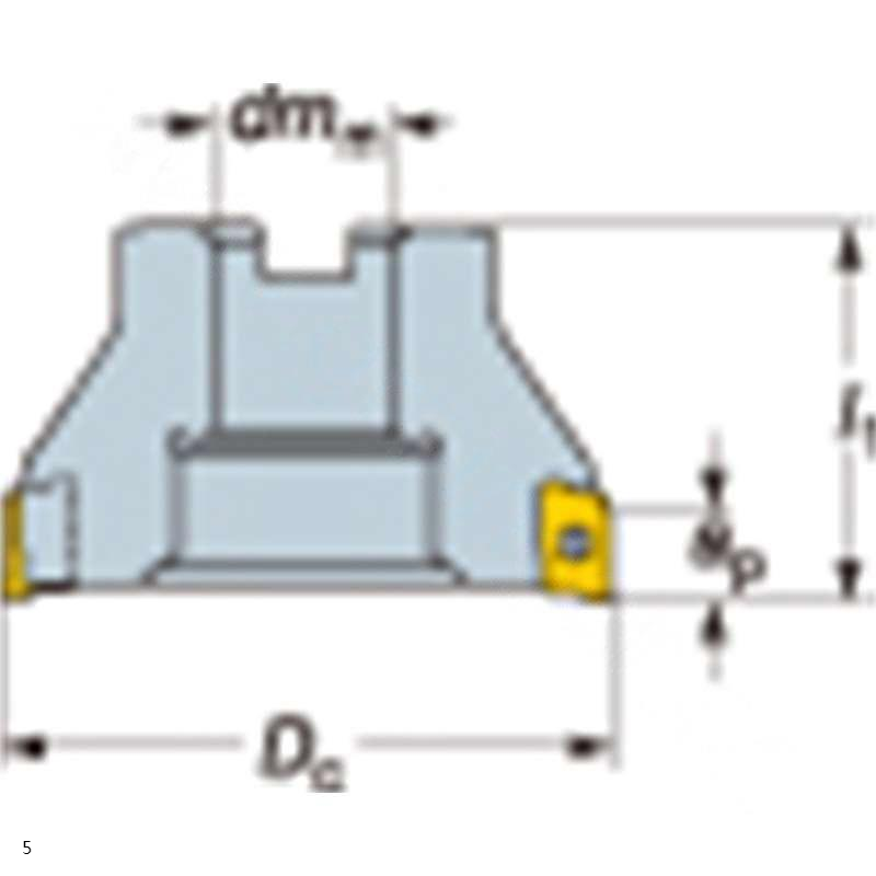 山特维克可乐满 Sandvik Coromant R390-050Q22-11H CoroMill 390 铣刀 1支