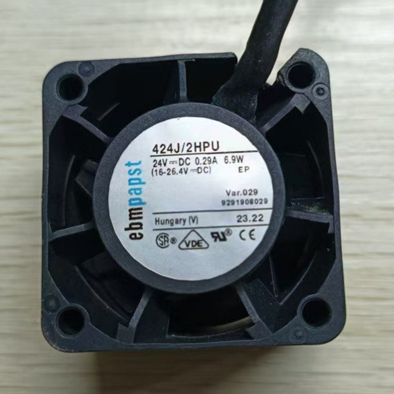 ebmpapst 散热风扇 424J/2HPU 24VDC0.29A 1个高清大图