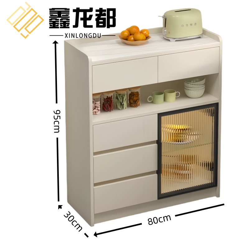 鑫龙都 岩板餐边柜 60*30*95cm 台高清大图