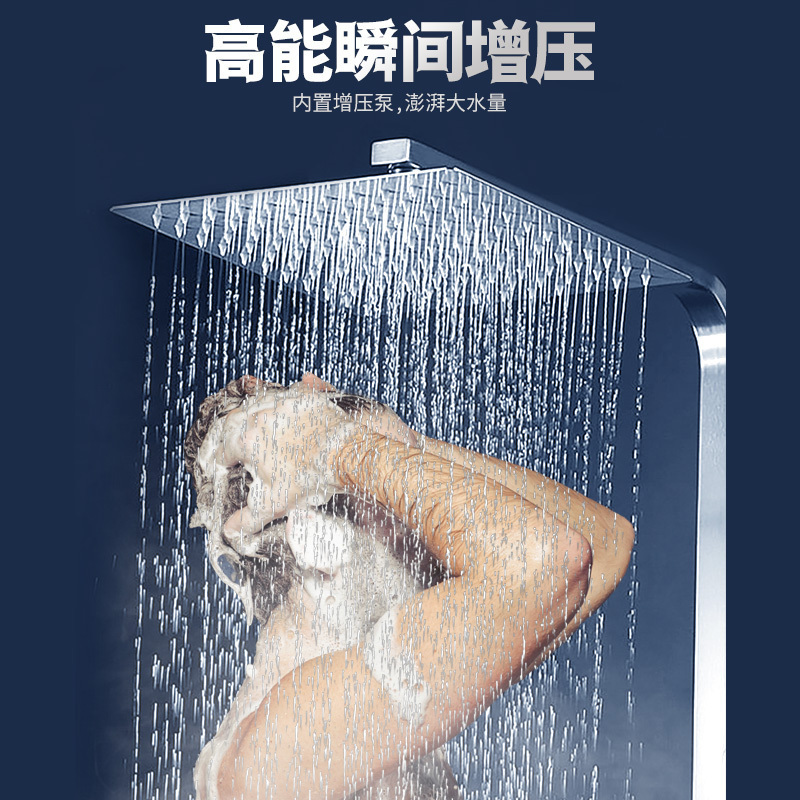 奥克斯(AUX)燃气热水器JSQ25-DA52L即热式家用零冷水13升天然气智能变频恒温强排式速热低压启动