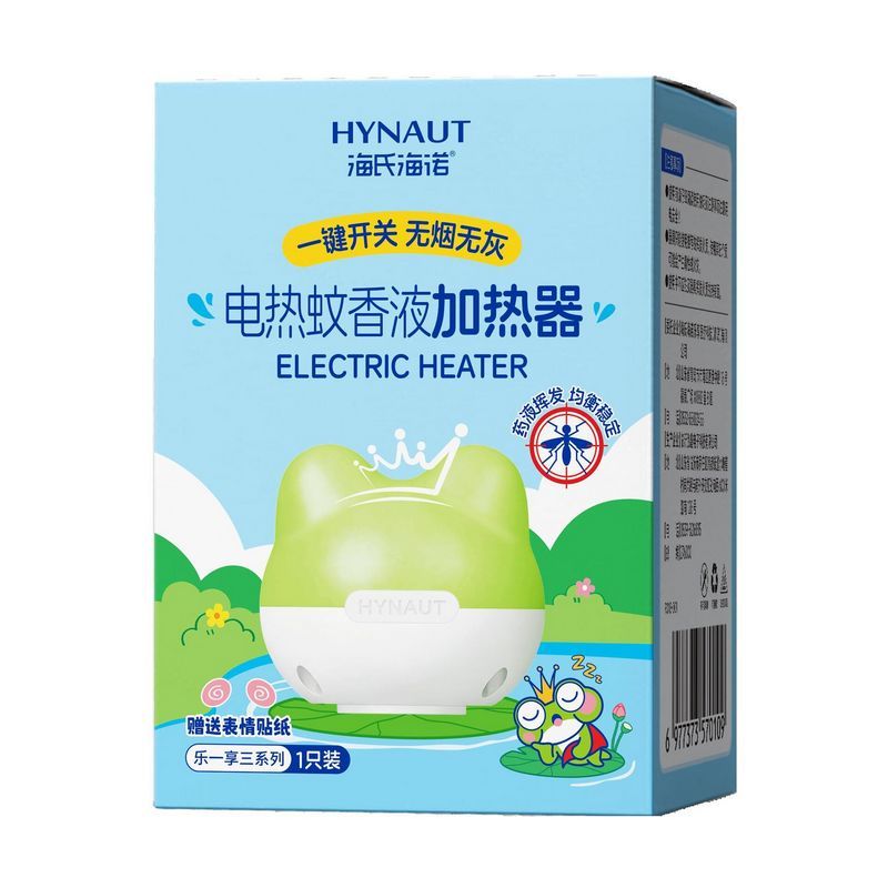 海氏海诺 单个装居家卧室驱蚊液缓释一键开关电热蚊香液加热器插电式卡通款蚊香液加热器