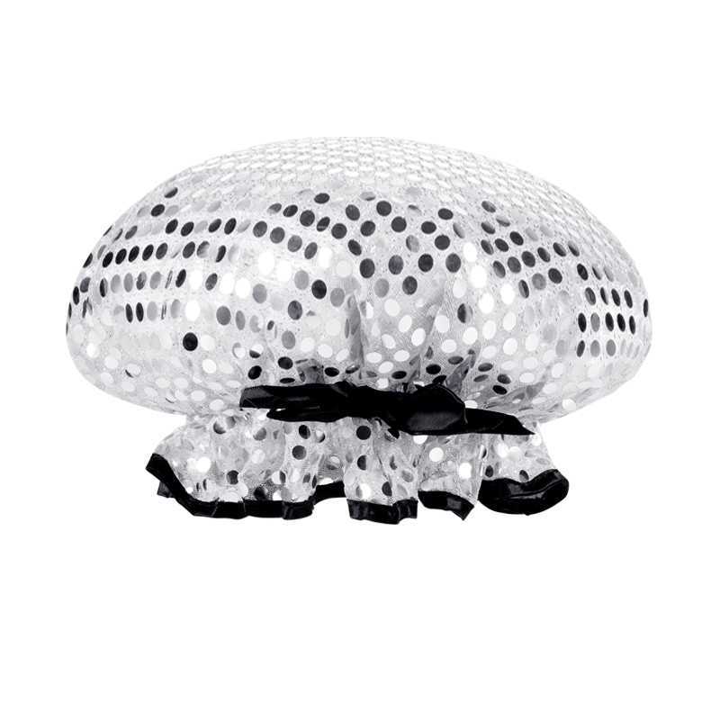 双层防水浴帽女款可爱韩国成人家用加大加厚厨房防油烟可洗沐浴帽三维