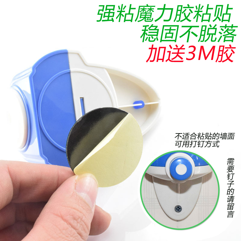 单牙膏器-蓝色 自动挤牙膏神器免打孔卫生间置物架牙刷架懒人牙膏挤压器手动儿童