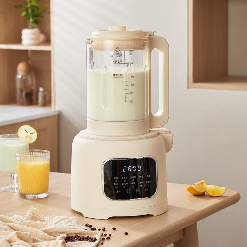 海牌(HAIPAI)加热破壁营养料理机 HP-PB858B[白色]豆浆机1.5L大容量图片