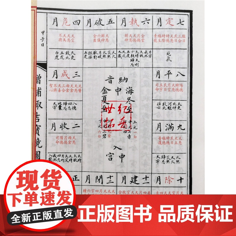 正版 增补诹吉宝镜图 四库未收子部珍本汇刊 (25)(宣纸线装一函二册) 诹吉便览八卦图高清大图