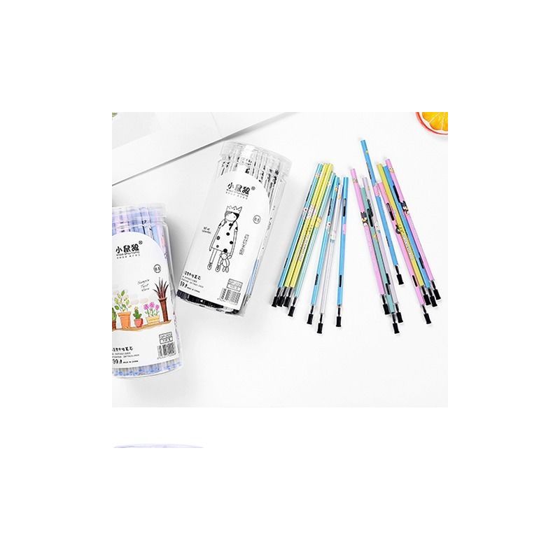 送笔笔芯全针管黑色中性笔芯黑红蓝0水.38 0.5替芯学生文具