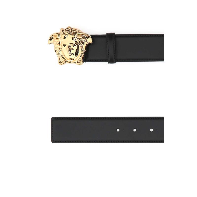 Versace男士小牛皮时尚腰带金属扣设计精致百搭款式高清大图