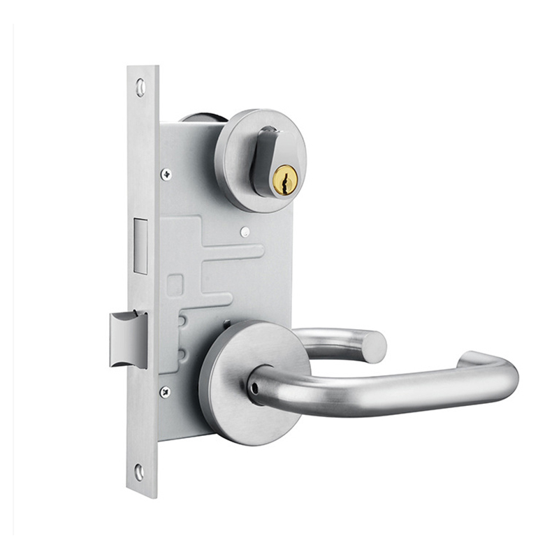 围达 不锈钢防火门锁 201配铜芯 把高清大图