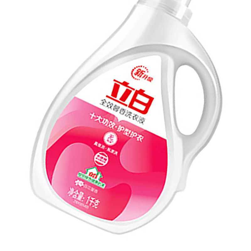 立白 全效馨香洗衣液 百花馨香 全效洁净 洗护合一 1kg*5瓶