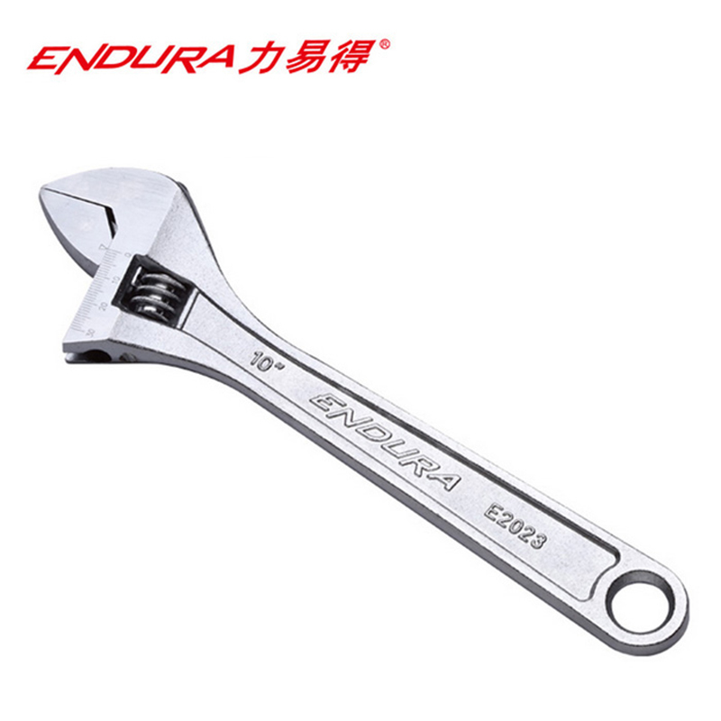 力易得(ENDURA)重型活扳手 大开口带刻度活动扳手 8英寸 货号E2022