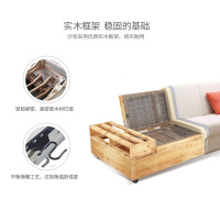 掌上明珠 多功能沙发床可折叠小户型客厅坐卧推拉两用轻奢北欧风格网红款SF-XH028