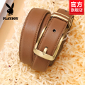 花花公子女士皮带新款真皮韩版休闲复古潮流个性百搭裤带腰带休