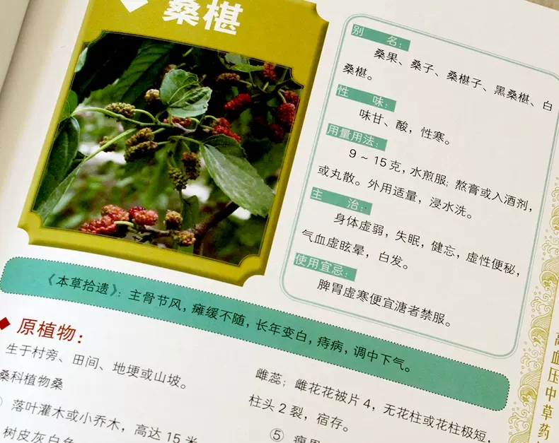 [醉染正版]精装高血压高血脂高血糖中草药妙用图解三高中医治疗自我保健预防中医入门零基础学食疗养生大全中医调理健康家用健康高清大图