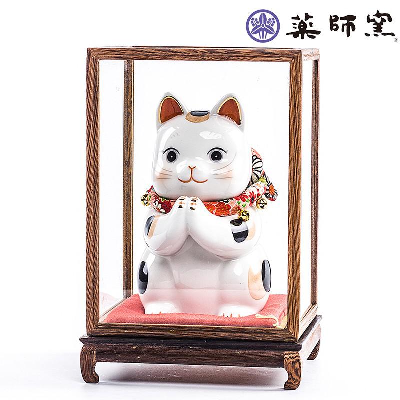日本祈愿猫大号摆件开业生日结婚创意情人节礼品 三维工匠 中号7290(单猫)猫高清大图