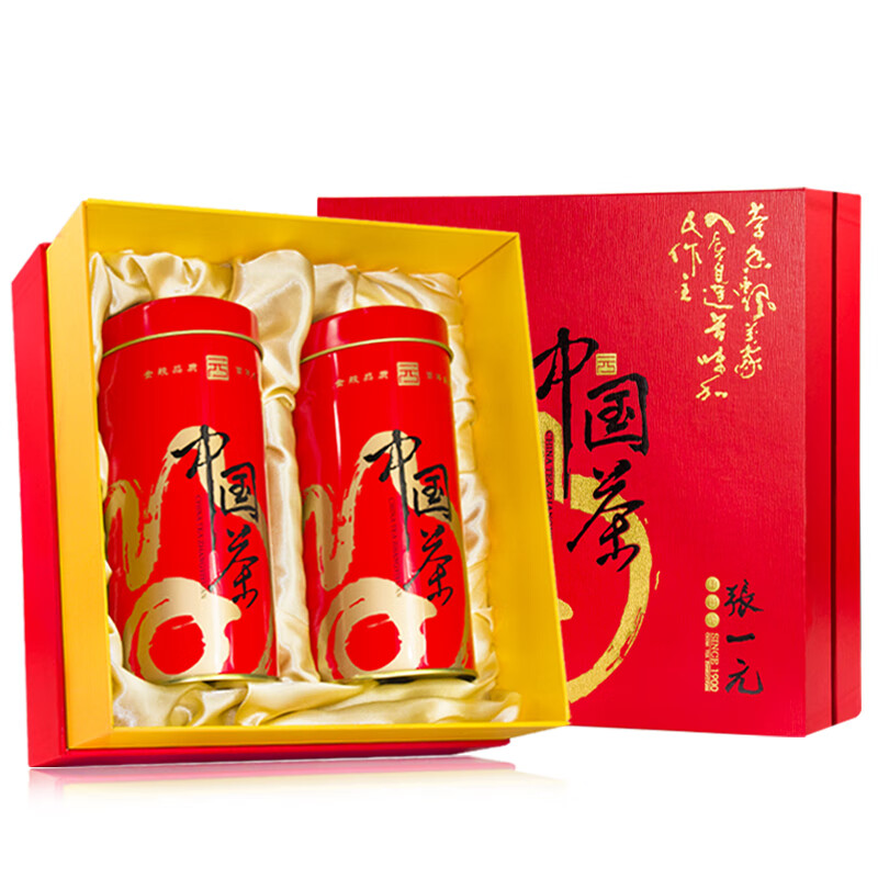张一元茉莉花茶金福礼盒320g