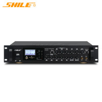 狮乐（SHILE）AV-8820专业会议六通道功放三分区控制功率放大器360W大功率输_768