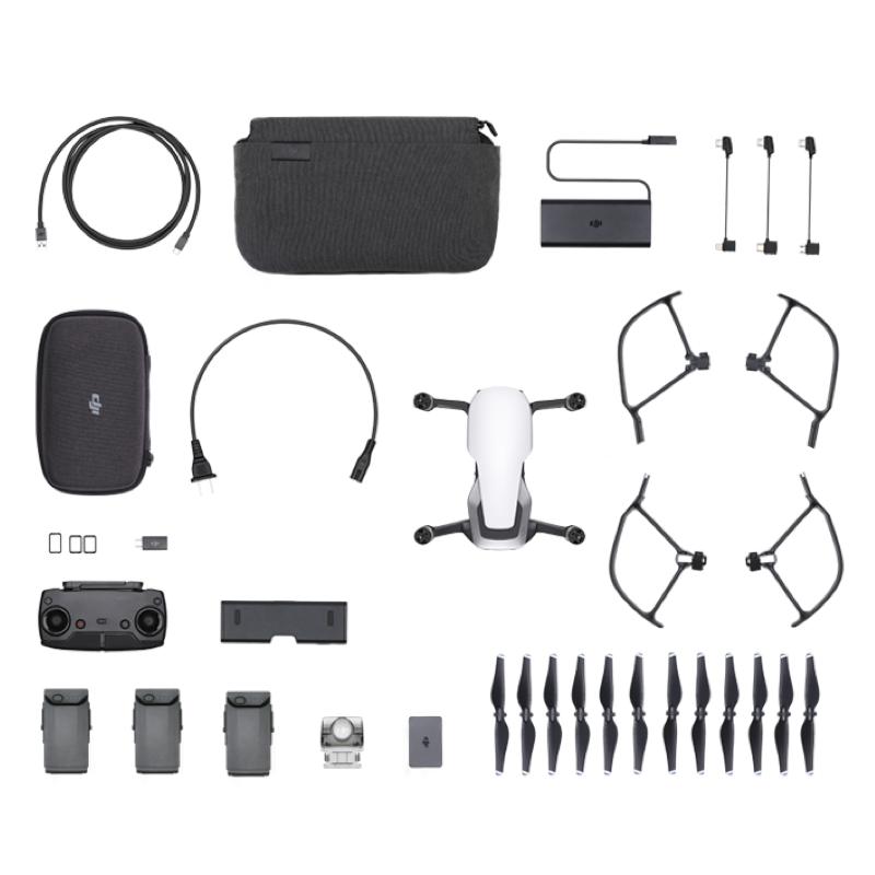 DJI 大疆 无人机 御Mavic Air 便携可折叠 4K超清航拍 旅行无人机 全能套装 (雪域白)