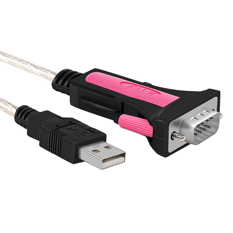 USB转串口线 工业级USB转RS232串口线 USB2.0 to DB9针公头,5米(一根装)