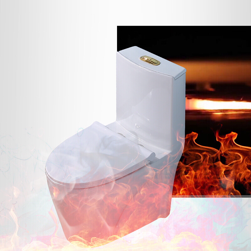 静音节水防溅缓降家用大口径抽水马桶家用卫生间厕所连体马桶坐便器