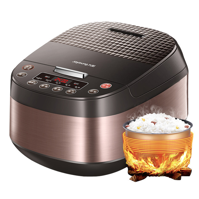 九阳joyoung电饭煲电饭锅4l大容量智能预约多功能大功率黄晶内胆4l