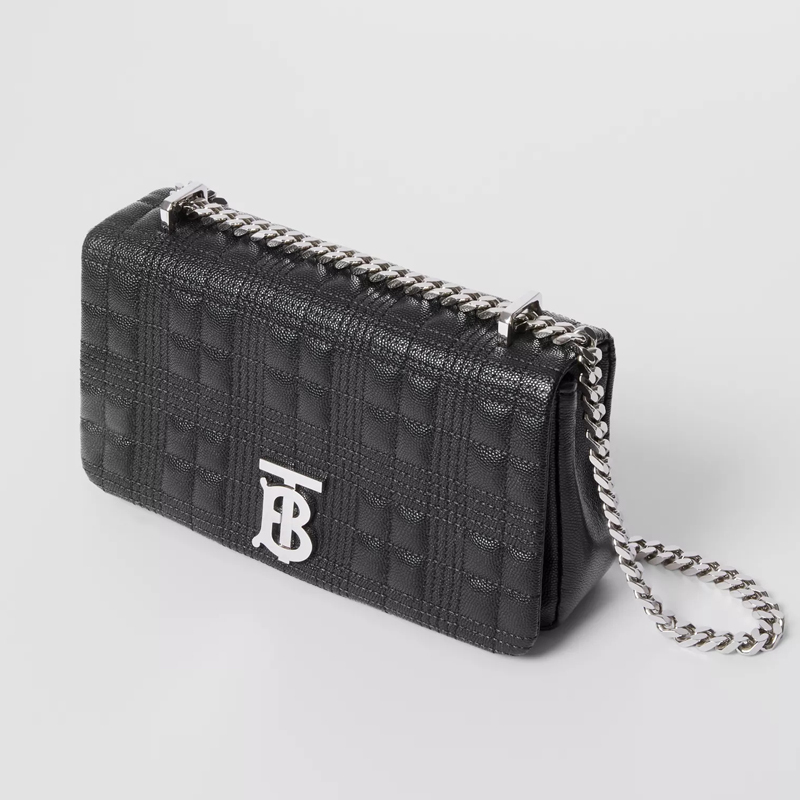 预订 BURBERRY 博柏利 女包 Lola 小号 绗缝 斜挎包 单肩包8022599 银扣