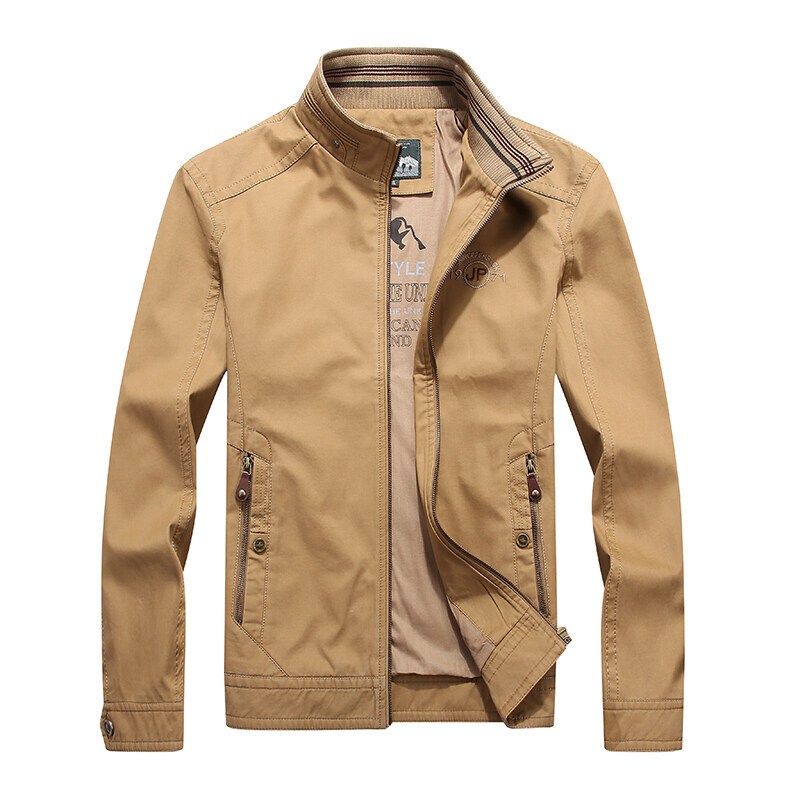 男外套秋冬新款男士商务休闲爸爸装春秋品质夹克外套男青cc9866视频