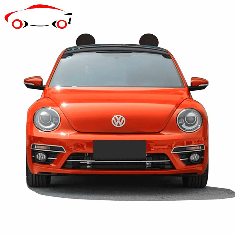 汽车改装车顶装饰贴熊猫米奇耳朵玩偶可爱车饰甲壳虫汽车外饰品贴jing