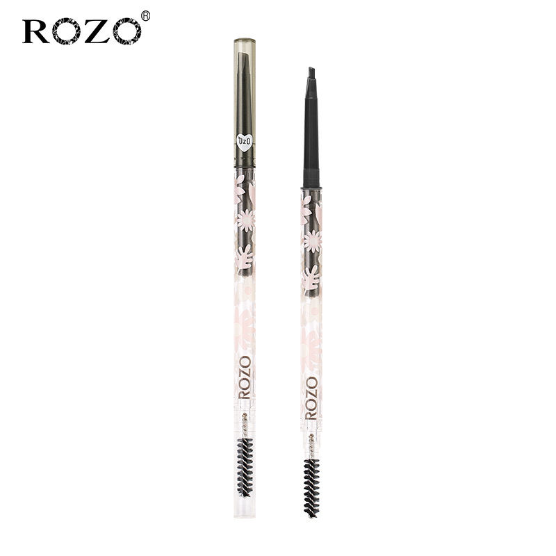 [N502#大地棕色]ROZO眉粉笔眉笔持久防水防汗初学者女不容易脱色晕染极细自然立体