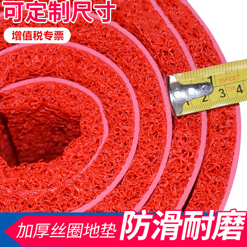 迅众 PVC塑料垫子拉丝地垫进门入户门口防滑大面积可裁剪丝圈地毯脚垫垫地毯式地垫高清大图