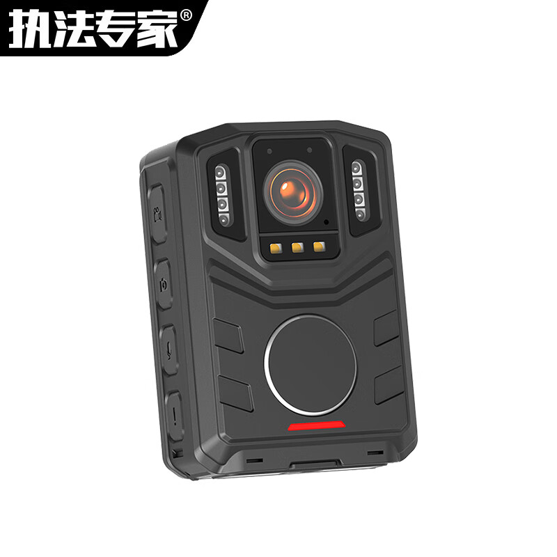 执法专家 DSJ-D9 4800万像素4K高清屏分辨率长续航双电板夜视胸前佩戴随身现场执法仪 标配16G 摄像记录仪 (