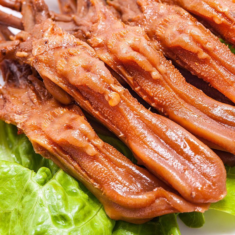 零食工坊(snack show)酱鸭舌60g约4小包散装 肉食卤味卤汁味微辣鸭肉类食品散称熟食休闲零食袋装