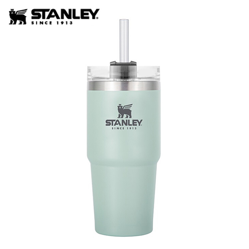 史丹利stanley探险系列不锈钢真空高档车载水杯吸管杯保温杯473ml成人