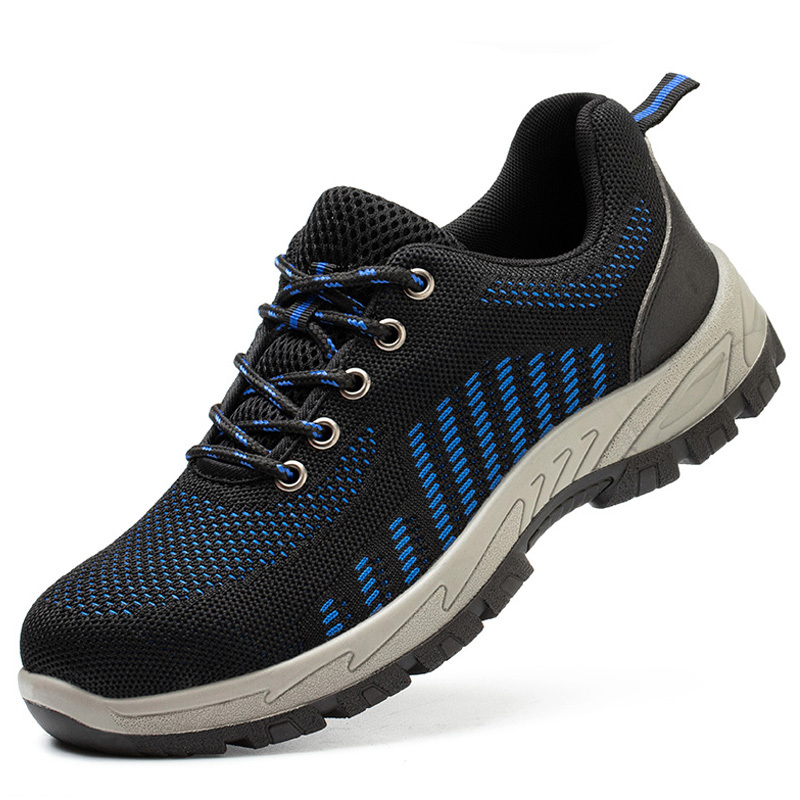 劳保鞋男四季款防砸防刺穿轻便钢包头软底防臭电焊工安全老保工作鞋