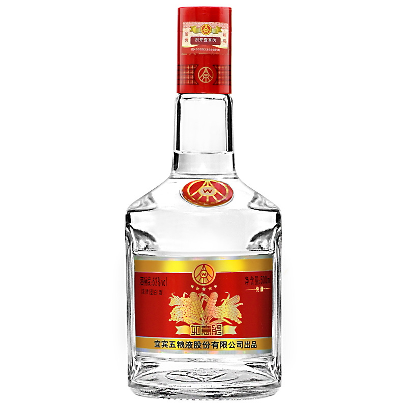 五粮液股份 如意结 纯酿 52度 500ml*6瓶整箱 浓香型白酒高清大图