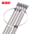 高翊柏 12120142 不锈钢扎带 4.6*350mm 201材质 100条/包 收紧室外船用捆绑钢条扎丝