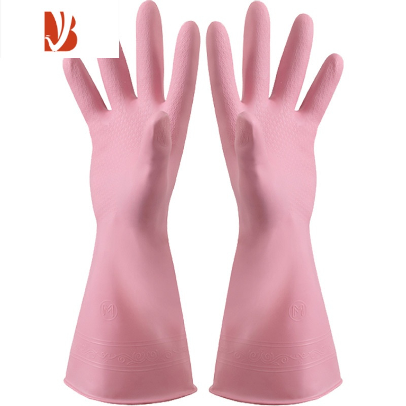 三维工匠洗碗手套女耐用型家用厨房乳胶加厚清洁家务洗衣服专用橡胶皮