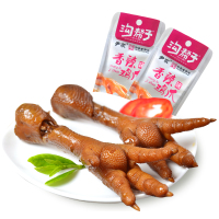 沟帮子熏辣鸡爪 零食凤爪25g*10袋