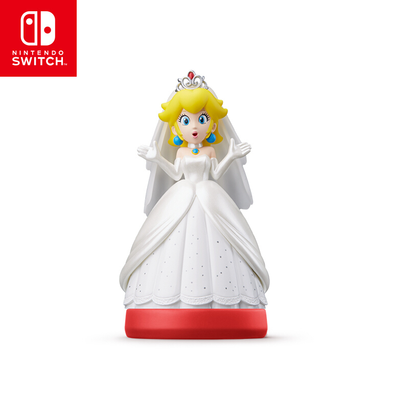 任天堂 Nintendo Switch 超级马力欧 桃花公主 标准款 国行amiibo游戏互动模型 NS周边配件