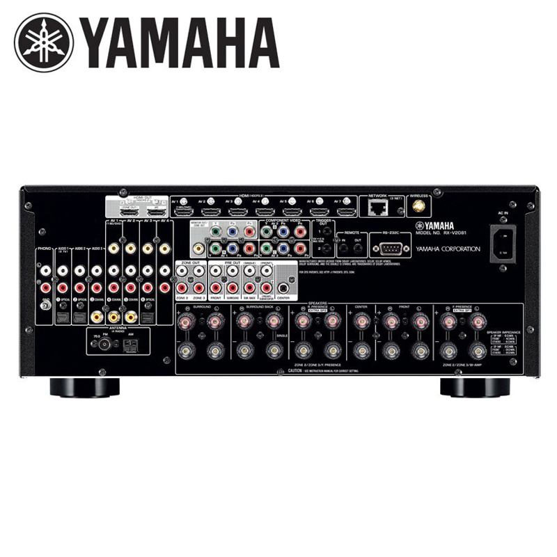 Yamaha/雅马哈 RX-V2081功放9.2声道数字功率放大器/杜比全影声