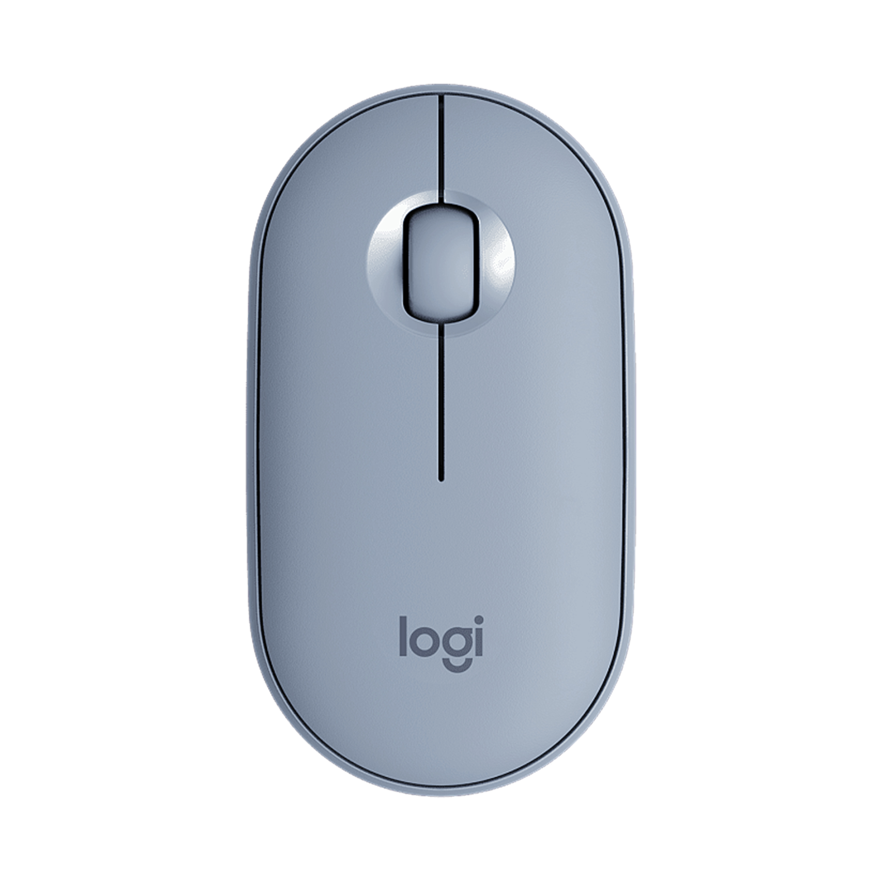 罗技(Logitech) LOGITECH PEBBLE无线鼠标-雾霾蓝高清大图