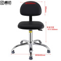 戴劲防静电凳子升降操作椅流水线皮革工作凳实验室圆凳电镀钢爪脚杯