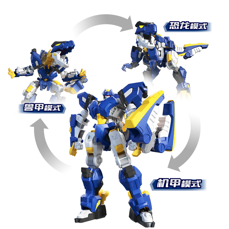 迷你特工队超级恐龙力量2变形机器人玩具提拉卡炫龙机甲武器男孩高清大图