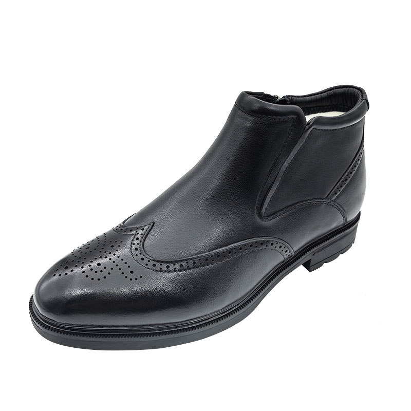 恒汇达 中帮棉皮鞋 HLD0002 双高清大图