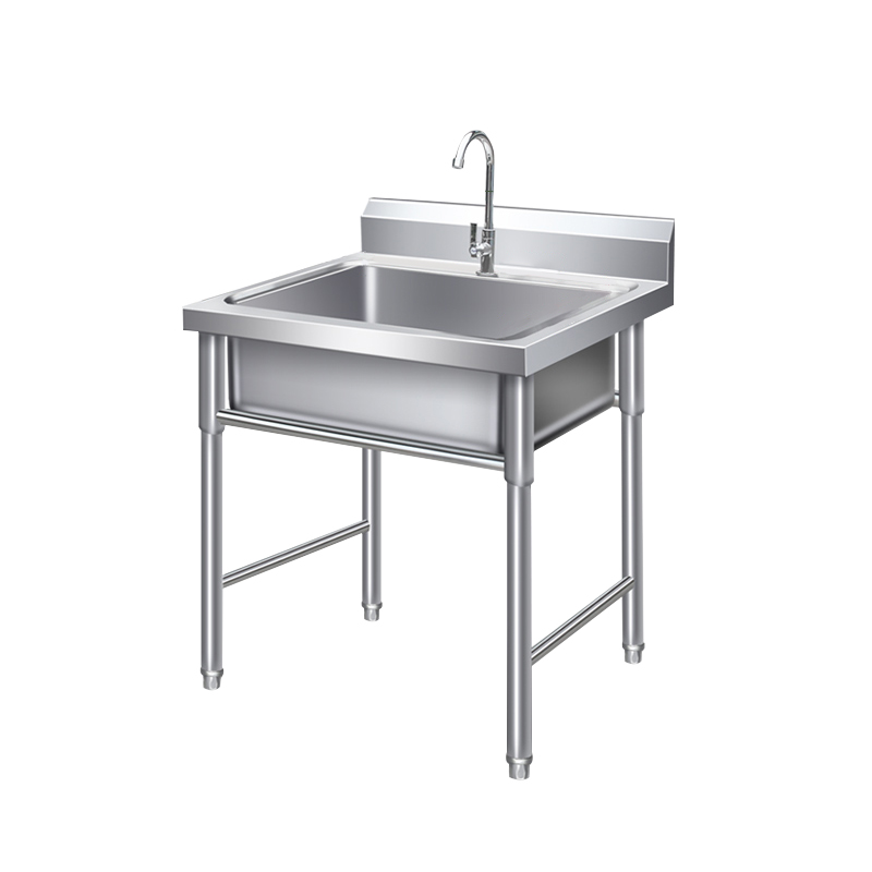 瓦图watu厨房设备 不锈钢单星水池 60*60*80cm 商用不锈钢 水槽 洗菜