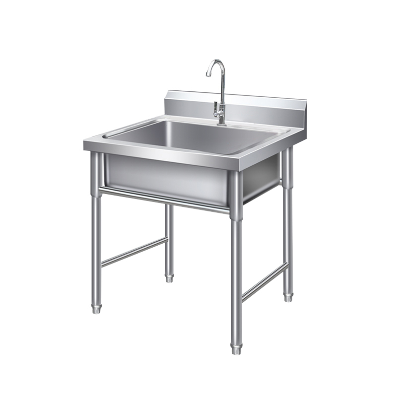 瓦图watu厨房设备不锈钢单星水池606080cm商用不锈钢水槽洗菜盆洗手池