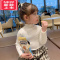 可莉允2022新款儿童秋冬木耳边毛衣女童长袖毛线针织上衣宝宝毛衣打底衫