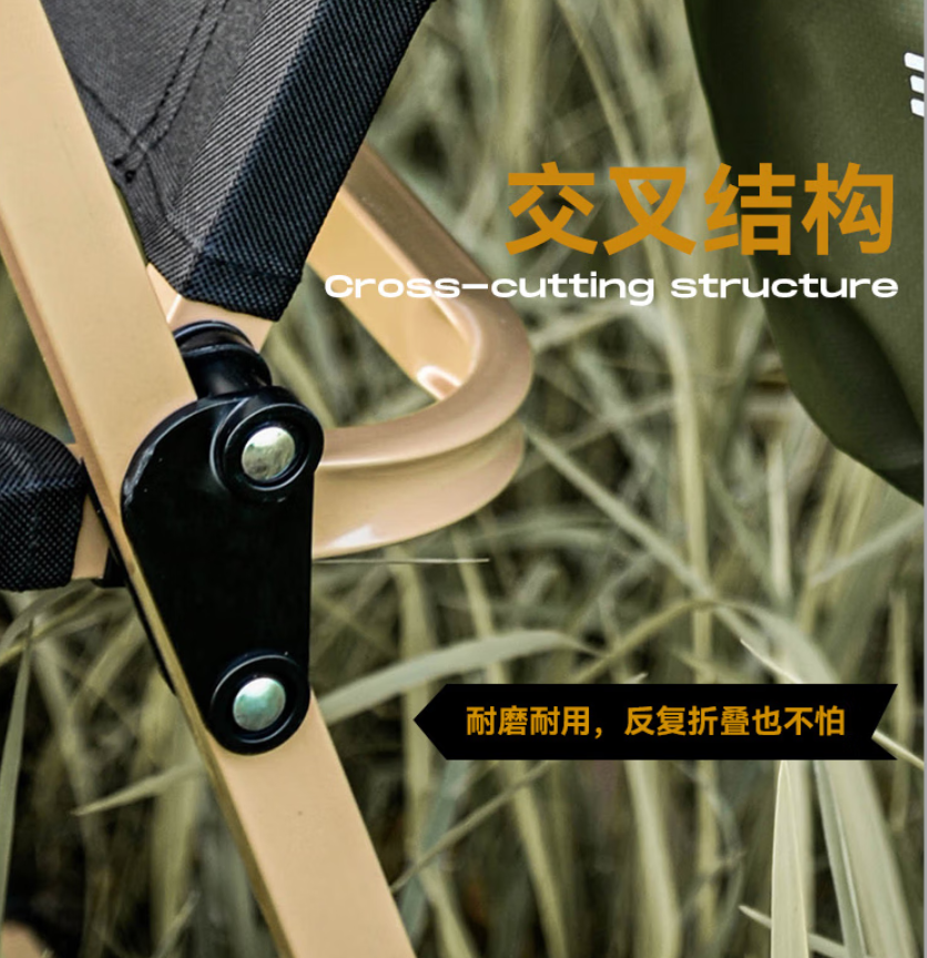 洛克猩球多档可调节坐躺两用午休躺椅黑色RAC0031高清大图