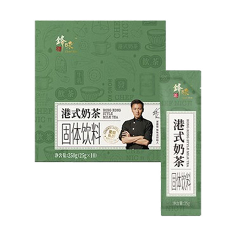 锋味派奶茶港式鸳鸯奶茶粉热饮丝袜奶茶速溶冲饮固体饮料25g*10条